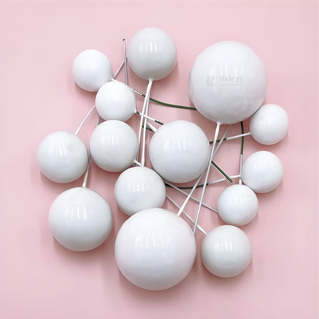 Decorative Faux Balls Cake Topper | Cake Decor | Craft & Décor Fillers | Mixed Sizes