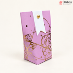 Tall Button Closure Favor Box – 12 x 5.5 x 5 cm | Festive & Diwali Gift Packaging| Pack of 10