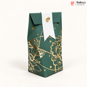 Tall Button Closure Favor Box – 12 x 5.5 x 5 cm | Festive & Diwali Gift Packaging| Pack of 10