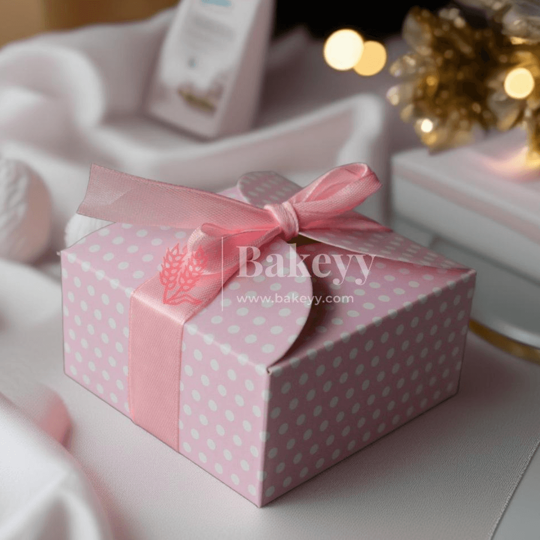 Gift Box | Pack Of 10 | Chocolate Packing Box | Return Gift Box | - Bakeyy.com - India - Gift Box | Pack Of 10 | Chocolate Packing Box | Return Gift Box | - Pink