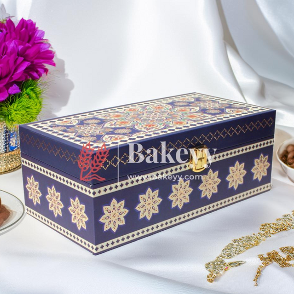 2 Jar MDF Box With Compartments | Dry Fruit Box | Return Gift Box - Bakeyy.com - India - 2 Jar MDF Box With Compartments | Dry Fruit Box | Return Gift Box - Design 4