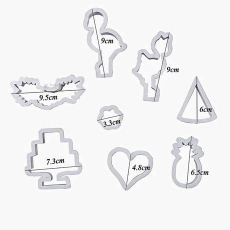 Flamingo Multi Cutter Set | 8 Piece | Pack of 1