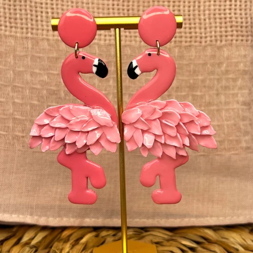 Flamingo Round Frame Cookie Cutter | 8 Piece | Pack of 1