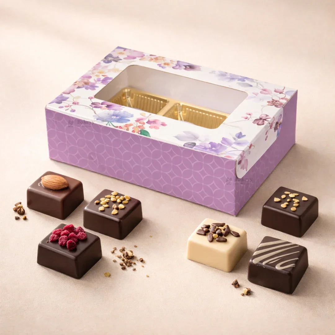 FloralChocolateBoxwithWindow_12 - Bakeyy.com