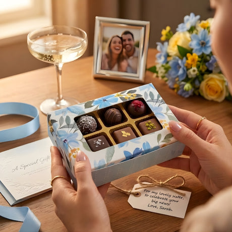 Floral Chocolate Box with Window | 2 Capacity Available | Chocolate Packaging Box | 4 Designs Available | Pack of 100