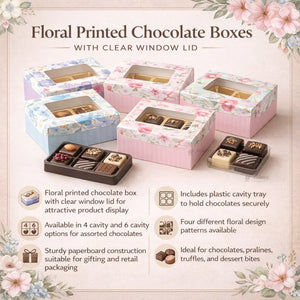FloralChocolateBoxwithWindow_5 - Bakeyy.com