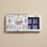 Floral Printed Chocolate Gift Box with Inner Tray | Premium Sleeve Box for Chocolates & Hampers | Multipurpose Box | Pack of 10