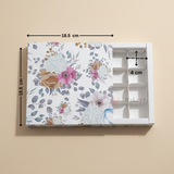 Floral Printed Chocolate Gift Box with Inner Tray | Premium Sleeve Box for Chocolates & Hampers | Multipurpose Box | Pack of 10