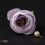 Mini Button Rose Artificial Flowers | Small Craft Flowers | Multi-Color Options | Pack of 50