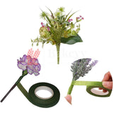 Flower Making Floral Tapes | Stretchable Tapes for Art and Crafts | Florist Tape for Stem Wrap - Bakeyy.com - India - Flower Making Floral Tapes | Stretchable Tapes for Art and Crafts | Florist Tape for Stem Wrap - Default Title