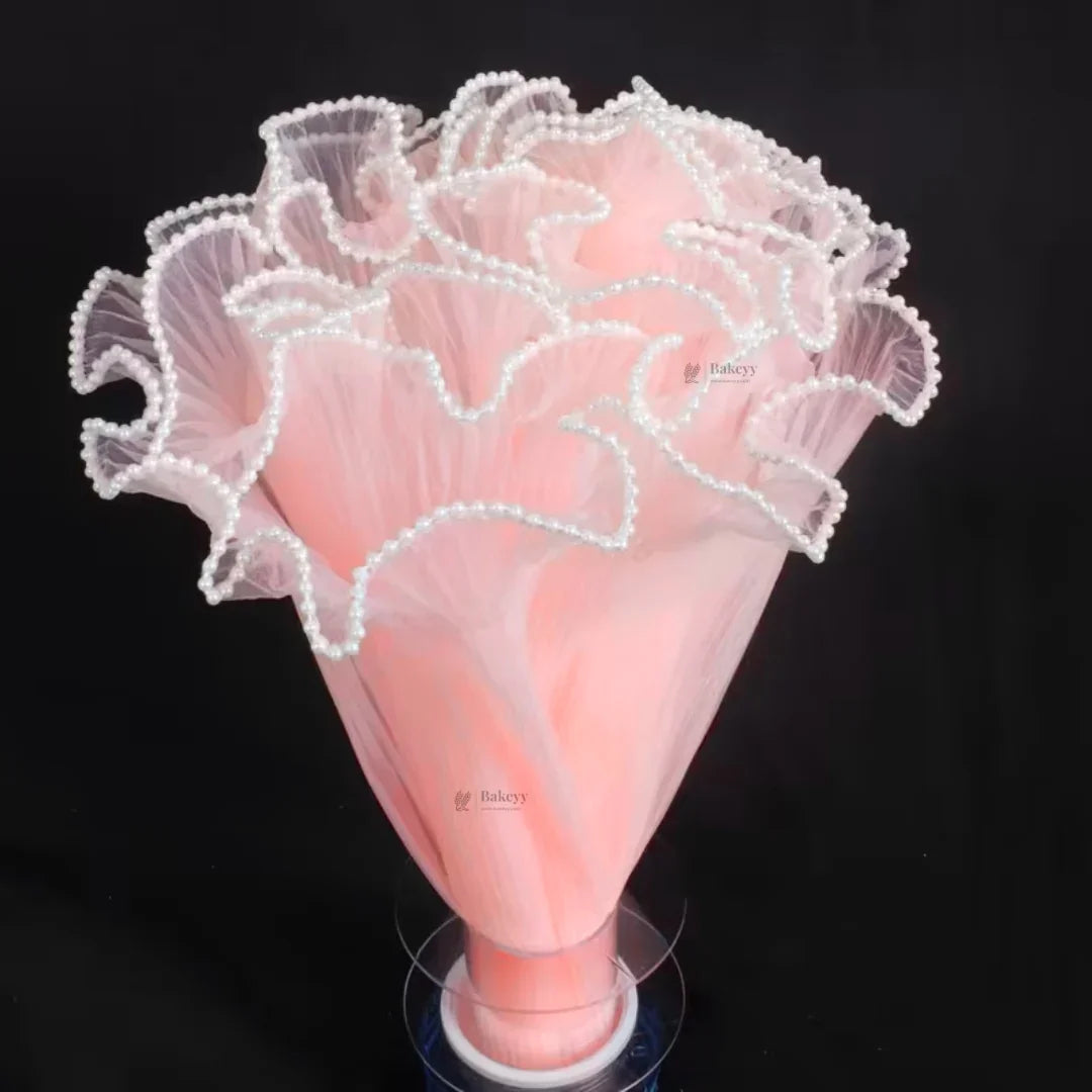 Flower Wrapping Mesh Roll | Decorative Bouquet Wrap | Florist Packaging | Pack of 1