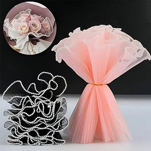 Flower Wrapping Mesh Roll | Decorative Bouquet Wrap | Florist Packaging | Pack of 1