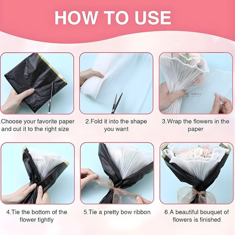 Flower Wrapping Mesh Roll | Decorative Bouquet Wrap | Florist Packaging | Pack of 1