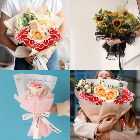 Flower Wrapping Mesh Roll | Decorative Bouquet Wrap | Florist Packaging | Pack of 1