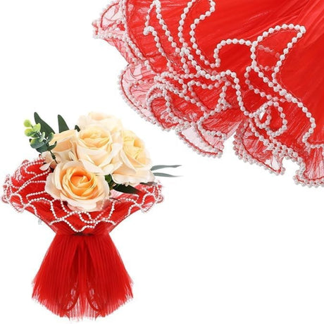 Flower Wrapping Mesh Roll | Decorative Bouquet Wrap | Florist Packaging | Pack of 1