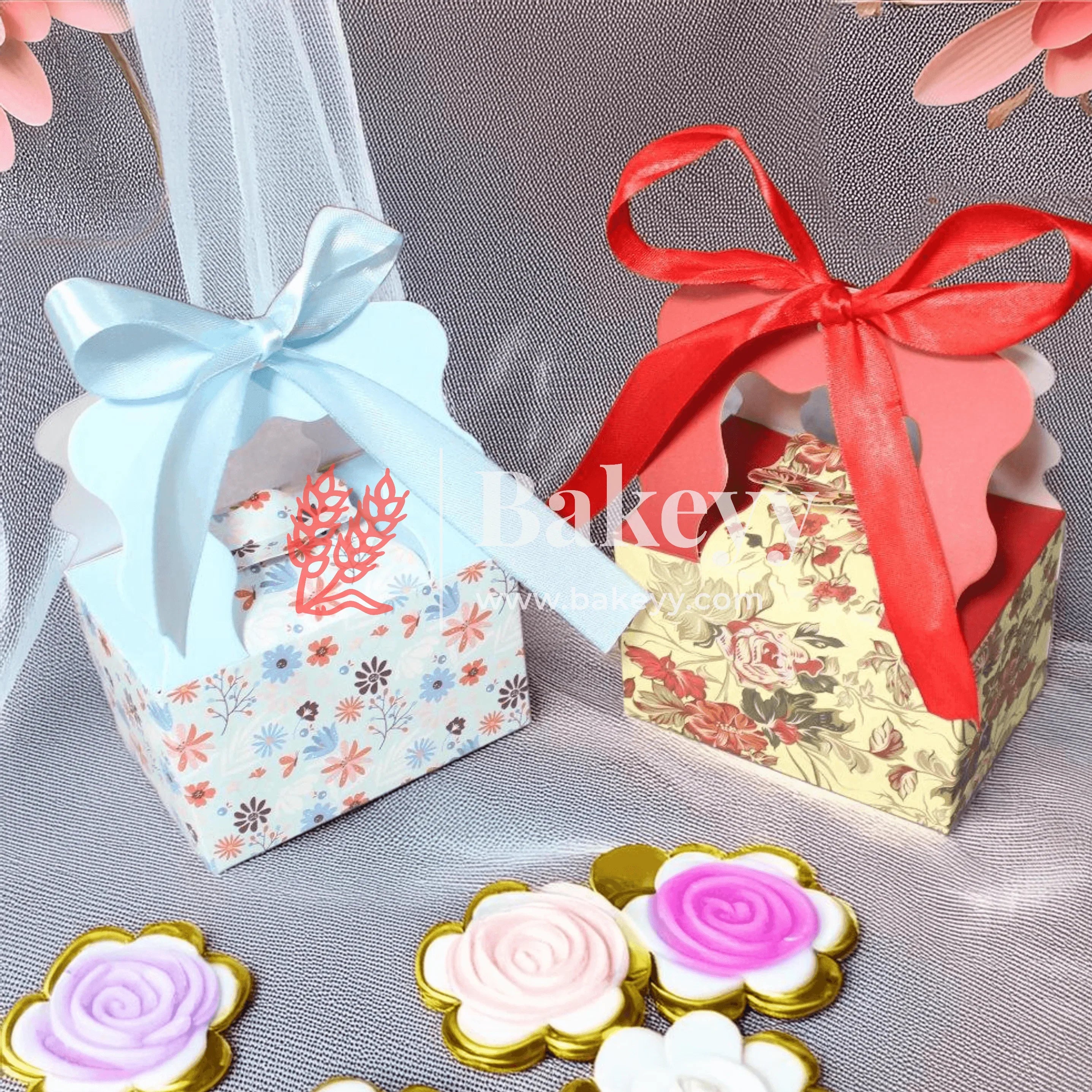 Flower_print_Gift_Box-Goodie_box-bakeyy - Bakeyy.com
