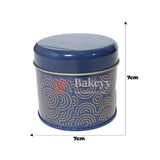 Four Tin Rigid Hamper Box - Bakeyy.com - India - Four Tin Rigid Hamper Box - Blue / Pack Of 1