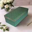 Four Tin Rigid Hamper Box - Bakeyy.com - India - Four Tin Rigid Hamper Box - Green / Pack Of 1