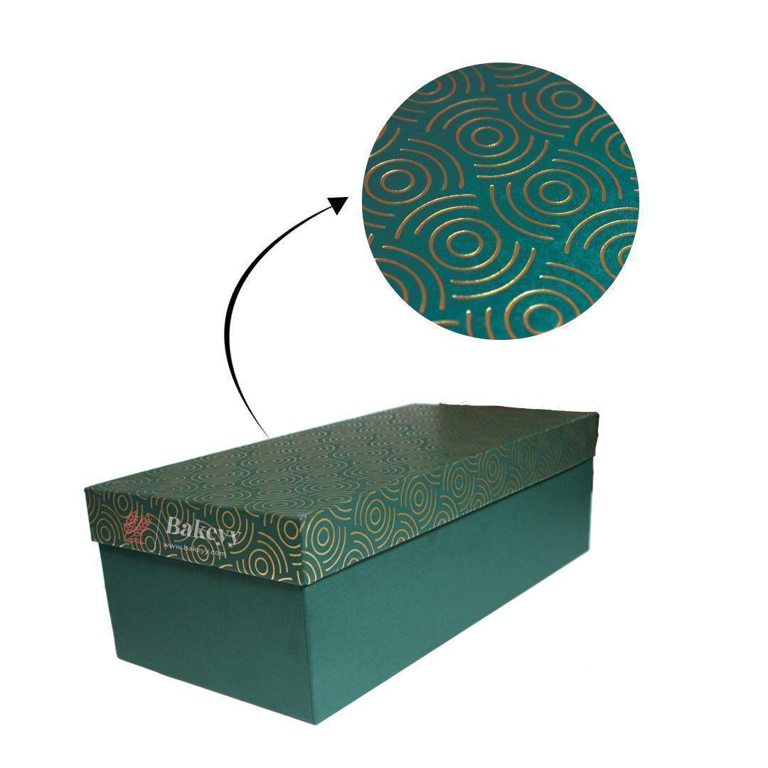 Four Transparent Jar Rigid Hamper Box - Bakeyy.com - India - Four Transparent Jar Rigid Hamper Box - Blue / Pack Of 1