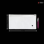 Frosted Zip Pouch with Slider Seal | Transparent Zipper Pouch | Multiple Sizes Availale | Pack of 50