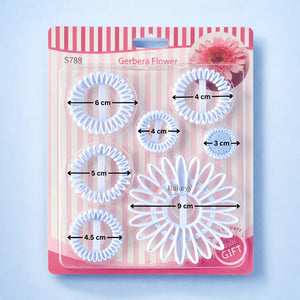 Gerbera_Flower_Fondant_Cookie_Cutter_Set_2 - Bakeyy.com