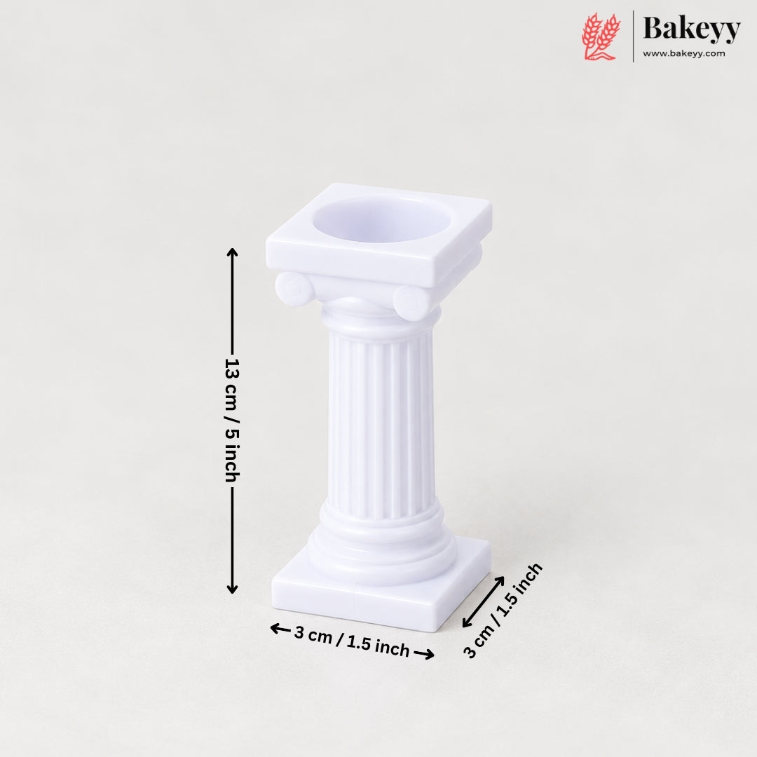 Cake Supporting Pillars | Roman Column Cake Stand Supports | Pillar Dowel Rods | Pack of 4