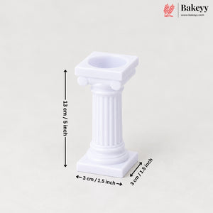 Cake Supporting Pillars | Roman Column Cake Stand Supports | Pillar Dowel Rods | Pack of 4