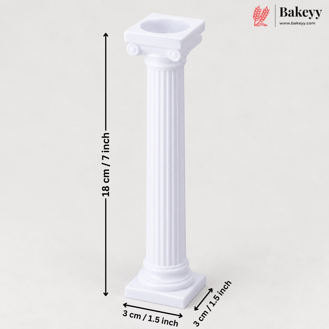 Cake Supporting Pillars | Roman Column Cake Stand Supports | Pillar Dowel Rods | Pack of 4