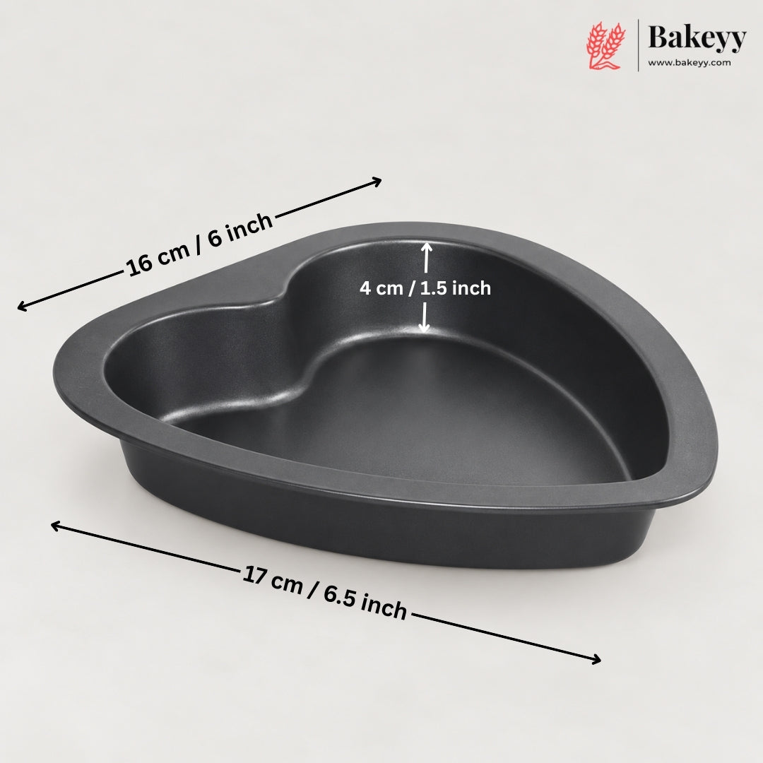 Heart-Shaped Non-Stick Metal Cake Pan | Pack of 1
