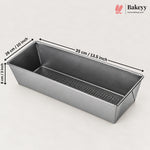 Non-Stick Baking Pan | Oblong Cake Pan | Steel Rectangular Baking Mold | Tray for Cake| Brownie | Bakeware | Easy to Clean | Optimal Heat Conduction