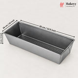 Non-Stick Baking Pan | Oblong Cake Pan | Steel Rectangular Baking Mold | Tray for Cake| Brownie | Bakeware | Easy to Clean | Optimal Heat Conduction