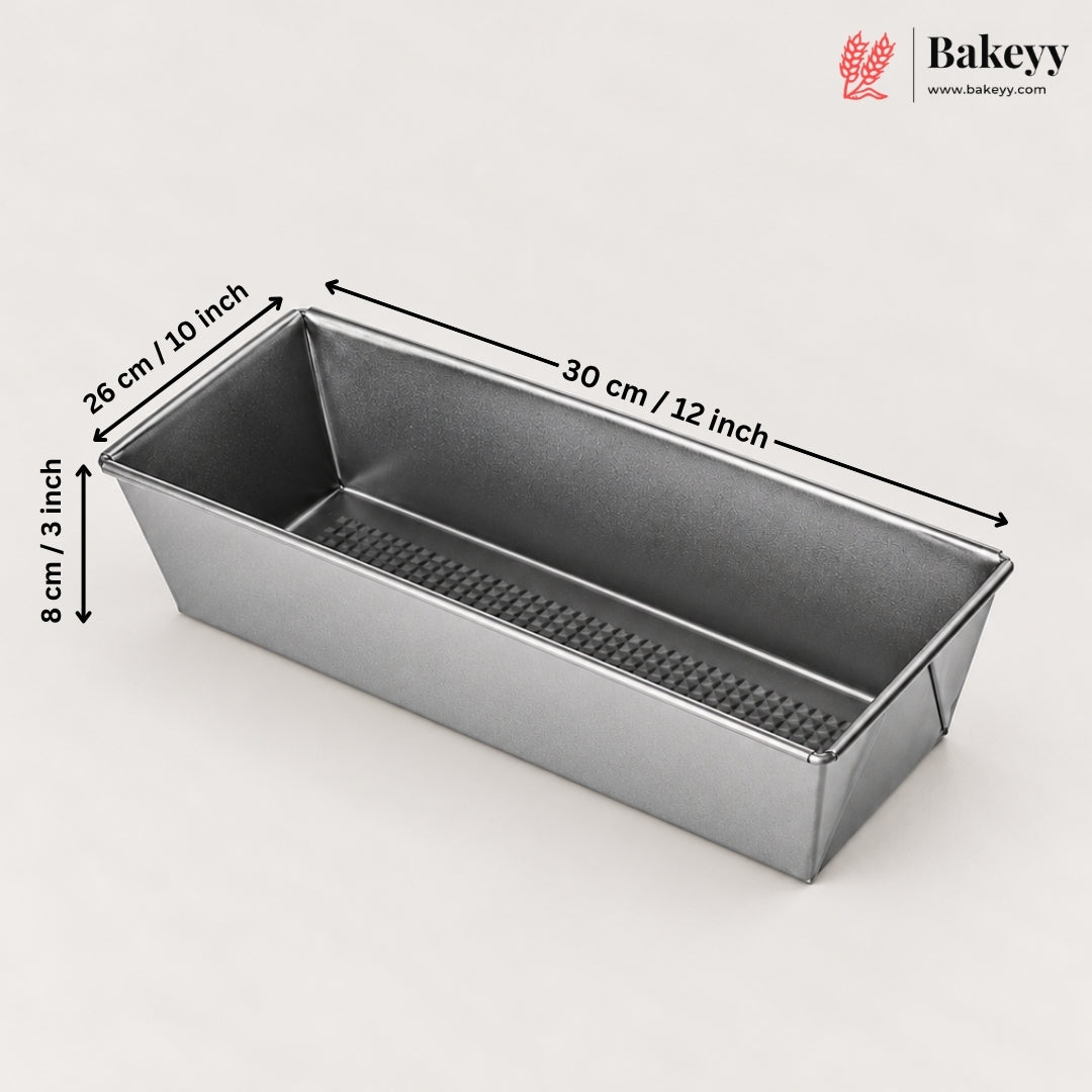 Non-Stick Baking Pan | Oblong Cake Pan | Steel Rectangular Baking Mold | Tray for Cake| Brownie | Bakeware | Easy to Clean | Optimal Heat Conduction