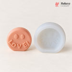 Love Round Shape Silicon Candle Moulds