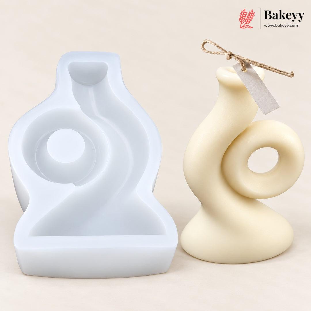 Vase Candle Silicone Mould | Cake Mould Fondant Decorating Cake