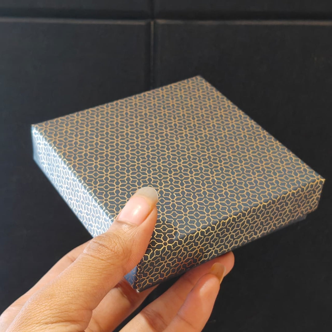 Printed Chocolate Box with Cavity Insert  | 2 Designs | Pack of 1
