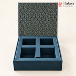 Printed Chocolate Box with Cavity Insert  | 2 Designs | Pack of 1