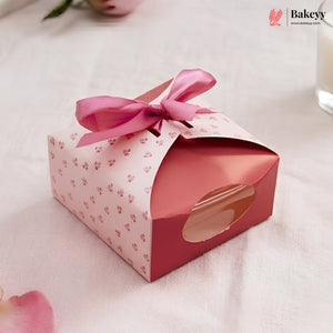 Gift Box | Pack Of 10 | Chocolate Packing Box | Return Gift Box | Red and Lavender colour | Big