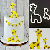 Giraffe Fondant & Cookie Cutter Set | 2 Sizes