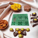 Glitter Matte Chocolate Wrappers | Green Colour | Pack of 80 | - Bakeyy.com - India - Glitter Matte Chocolate Wrappers | Green Colour | Pack of 80 | - Default Title