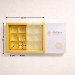 GoldSlidingChocolateBoxwithGoldCavityPremiumRigidGiftBoxforChocolates_2 - Bakeyy.com