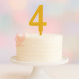 Acrylic Number Cake Toppers | Classic Numeric Design | 0–9 | 3 Inch & 5 Inch | Pack of 5