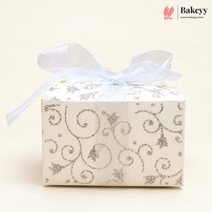 Gift Box | Pack Of 10 | Chocolate Packing Box | Return Gift Box | Silver Colour | Large