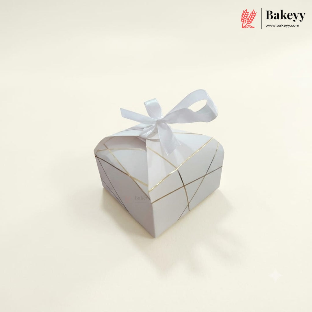 Striped Style Gift Box | Pack Of 10 | Wedding Gift Box | Candy Box | Return Gift Box |