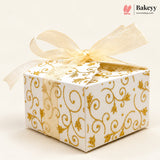 Gift Box | Pack Of 10 | Chocolate Packing Box | Return Gift Box | Gold Colour | Large