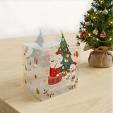 Christmas Goodie Box with Handle | Festive Treat & Gift Box | Pack of 10