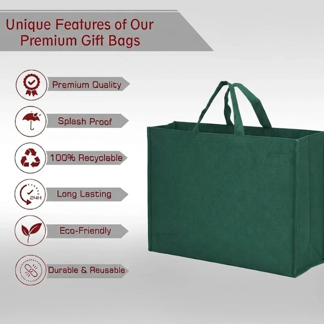 Green_Non-Woven_Fabric_Carry_Bag_3 - Bakeyy.com