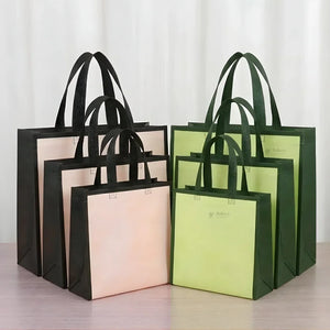 Green_Non-Woven_Fabric_Carry_Bag_7 - Bakeyy.com