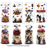 Halloween Cellophane Treat Bags With 50 Pieces Twists | Pack of 50