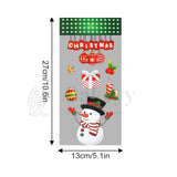 Christmas Cellophane Treat Bags with 50 Pieces Twisters | Random Designs-Pack of 50