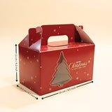 Christmas Hamper Box with Handle | Festive Gifting Box | Premium Holiday Packaging | Pack of 25